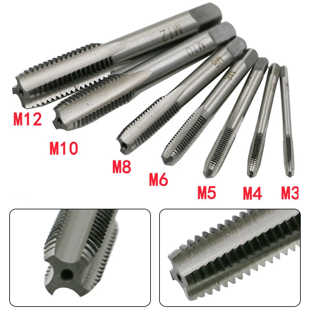 Spiral Pointed Tap Tap Drill Bits Screw Thread Tap Straight Fluted Hand Tools High Accuracy M3-Replacement
Spiral Pointed Tap Tap Drill Bits Screw Thread Tap Straight Fluted Hand Tools High Accuracy M3-Replacement