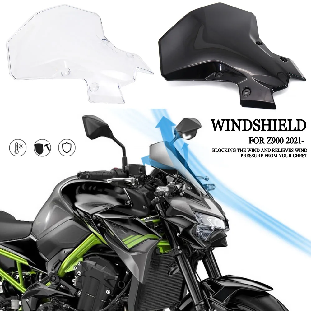2023 2022 2021 2020 For KAWASAKI Z900 Z 900 NEW Motorcycle Accessories Windscreen Windshield Baffle Air Wind Deflectors
2023 2022 2021 2020 For KAWASAKI Z900 Z 900 NEW Motorcycle Accessories Windscreen Windshield Baffle Air Wind Deflectors