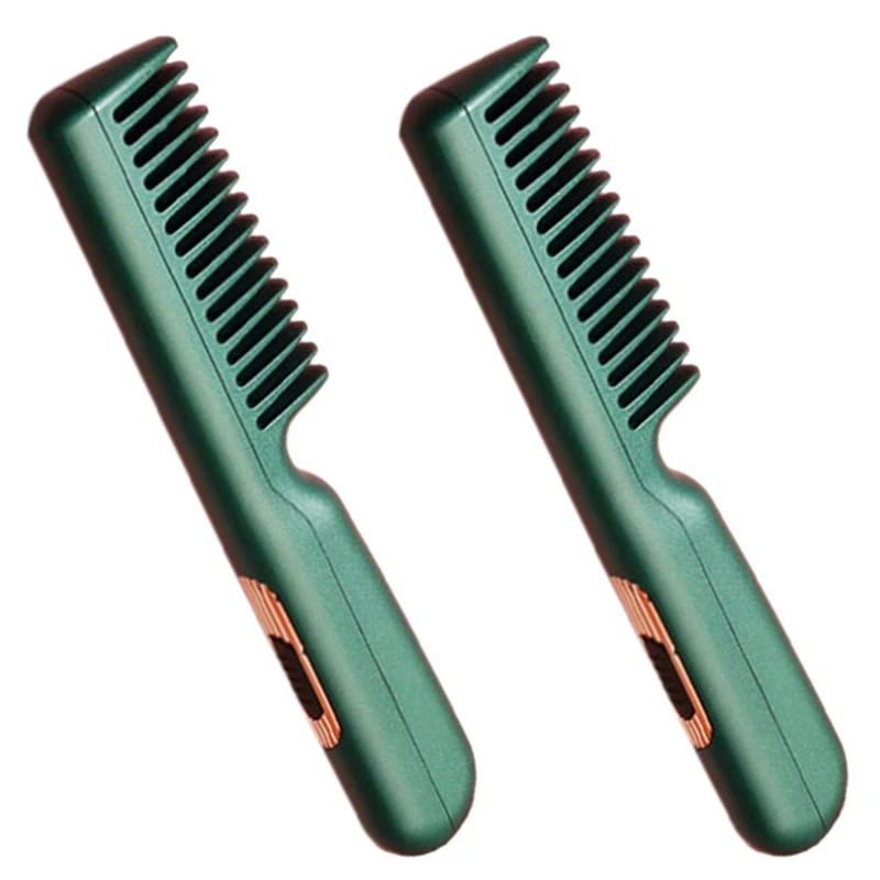 Top Deals 2X Electric Cordless Hair Straightener And Curling 2 In 1 Dry Comb Mini USB Charging Hot Straightening Green
Top Deals 2X Electric Cordless Hair Straightener And Curling 2 In 1 Dry Comb Mini USB Charging Hot Straightening Green