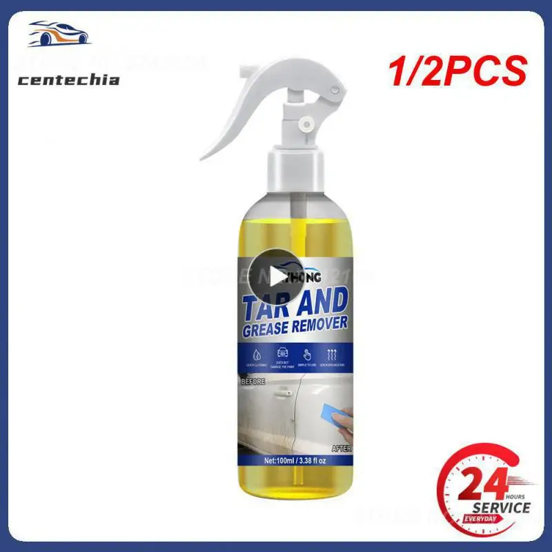 1/2PCS Car Oil Tar Grease Remover Solvent 100ml Based Spray Greases Police Degreaser Cleaner Kitchen Home Dilute Dirt Wash
1/2PCS Car Oil Tar Grease Remover Solvent 100ml Based Spray Greases Police Degreaser Cleaner Kitchen Home Dilute Dirt Wash