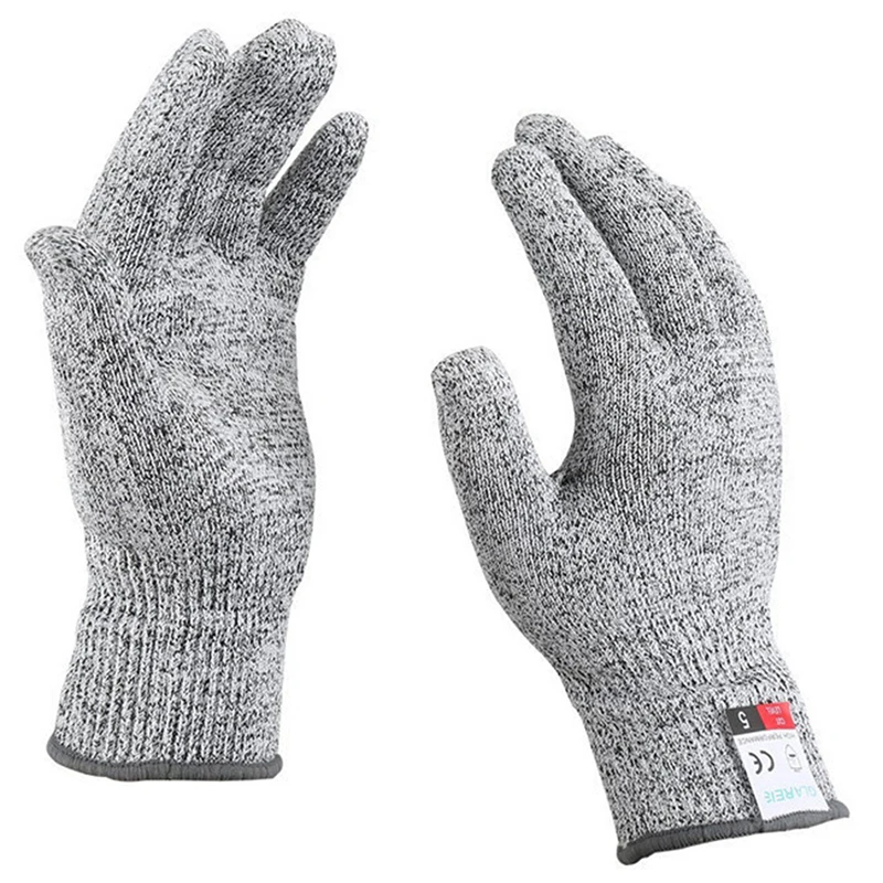 

Защитные перчатки HPPE уровень 5, высокопрочные многофункциональные перчатки для промышленного и кухонного садоводства с защитой от царапин и резки стекла