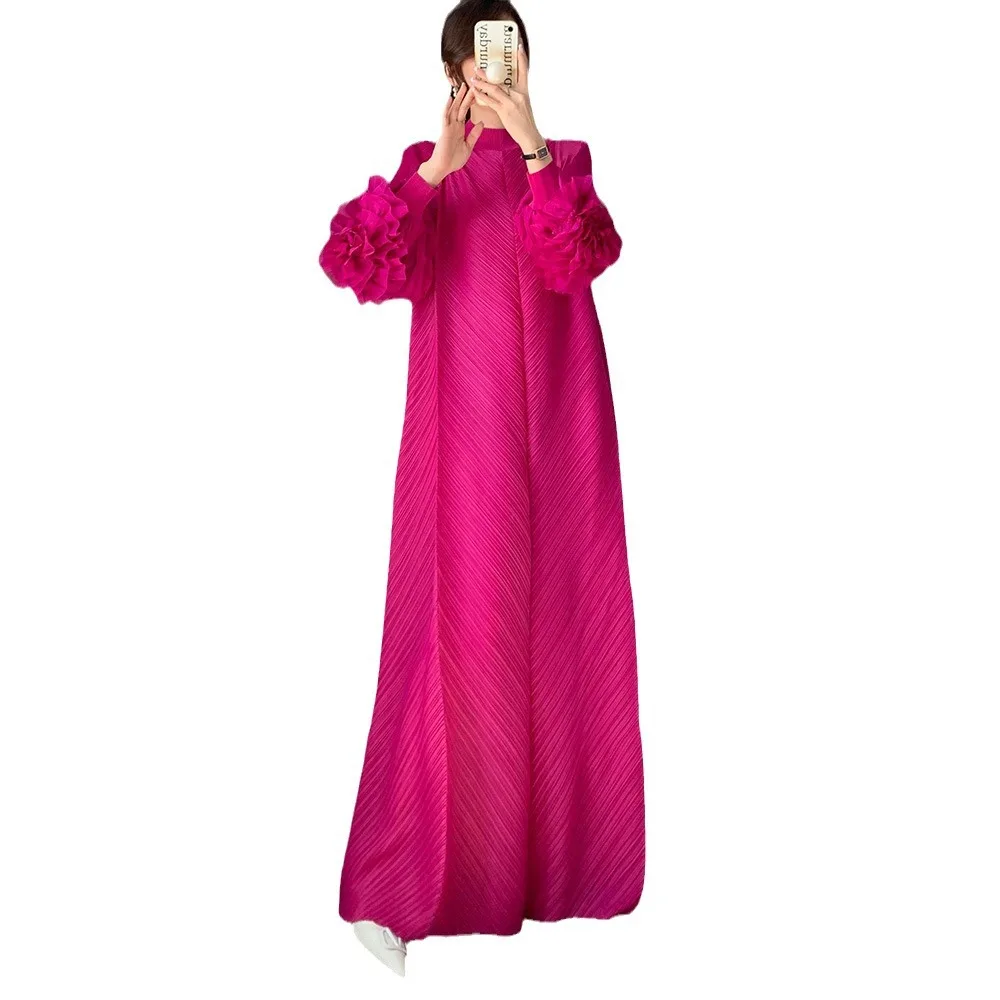 Fashionable Pleated Dress for Women with A High-end Feel Loose Floral Design, Slimming Effect and Elongated Miyake Long Skirt
Fashionable Pleated Dress for Women with A High-end Feel Loose Floral Design, Slimming Effect and Elongated Miyake Long Skirt