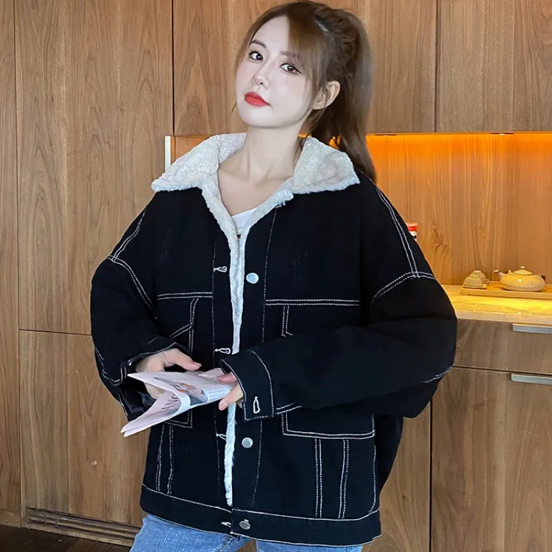 2022 Autumn And Winter Coat For Women Lambhair Lapel Easy Korean Version Leisure Time Ins Port Breeze Plush Free Shipping
2022 Autumn And Winter Coat For Women Lambhair Lapel Easy Korean Version Leisure Time Ins Port Breeze Plush Free Shipping