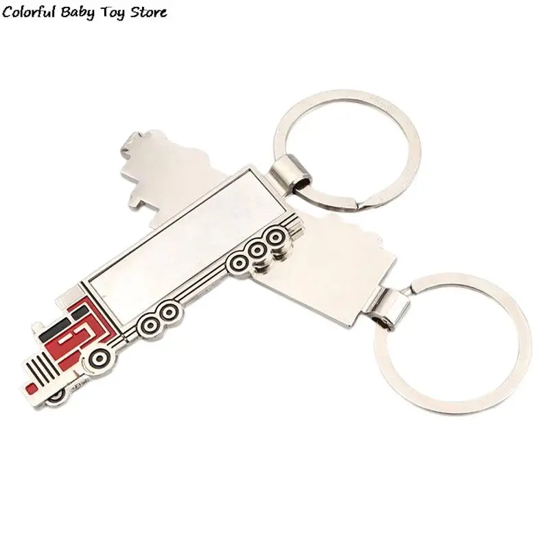 

Fashion Cute Metal Truck Lorry Car Key Ring Keyfob Keychain Gift Lovely Keyring Pendant Bag Jewelry Company Promotional