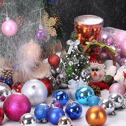 

24pcs Christmas tree decor Christmas balls hanging ornament Christmas decorations for home xmas navidad Christmas 2022 gift ball