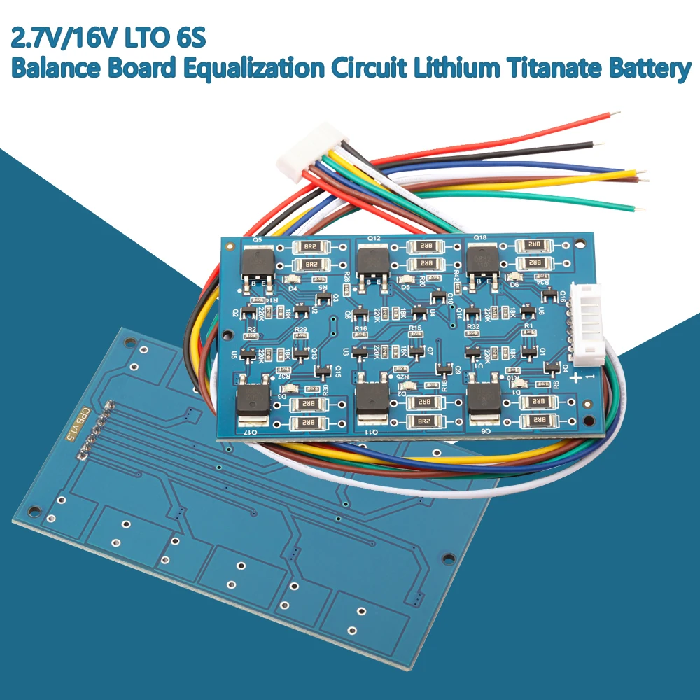 5PCS-10PCS 2.7V/16V LTO 6S Balance Board Equalization Circuit Lithium Titanate Battery/Super Farad Capacitor Protection Board
5PCS-10PCS 2.7V/16V LTO 6S Balance Board Equalization Circuit Lithium Titanate Battery/Super Farad Capacitor Protection Board