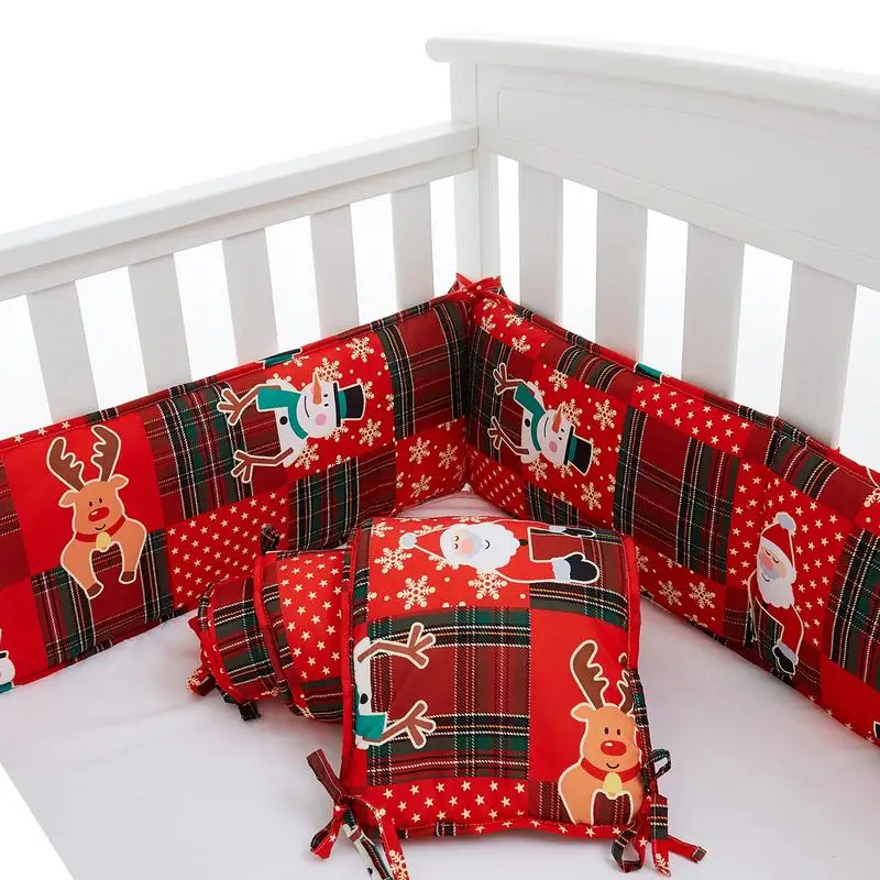 4pcs Crib Children Protective Pad Sets Cotton Lining Prevent Bumperless Crib Bedding Set For Baby Children Protective Lining
4pcs Crib Children Protective Pad Sets Cotton Lining Prevent Bumperless Crib Bedding Set For Baby Children Protective Lining