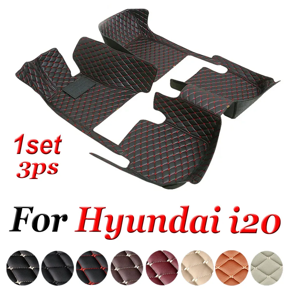 

For Hyundai i20 BC3 2021 2022 2023 5seat Car Floor Mats Dustproof Rug Europe Version Carpets Alfombrillas Coche Car Accessories