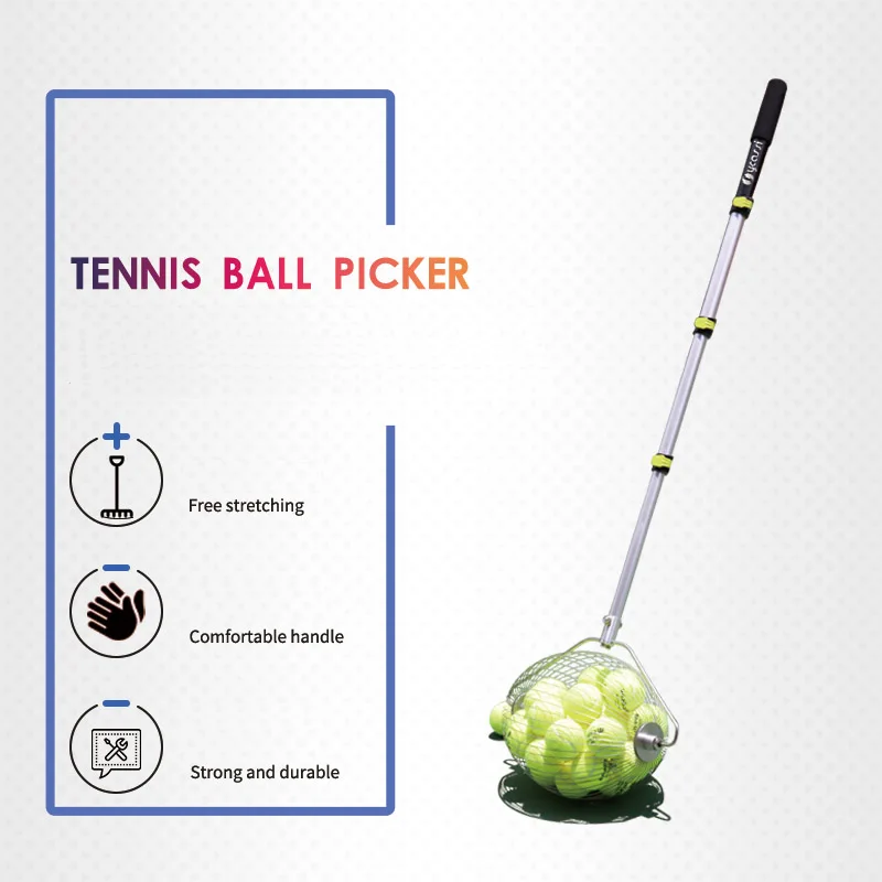 Tennis Ball Picker 35 balls Capacity Portable Roller Tennis Ball Frame A Basket That does not bend over
Tennis Ball Picker 35 balls Capacity Portable Roller Tennis Ball Frame A Basket That does not bend over