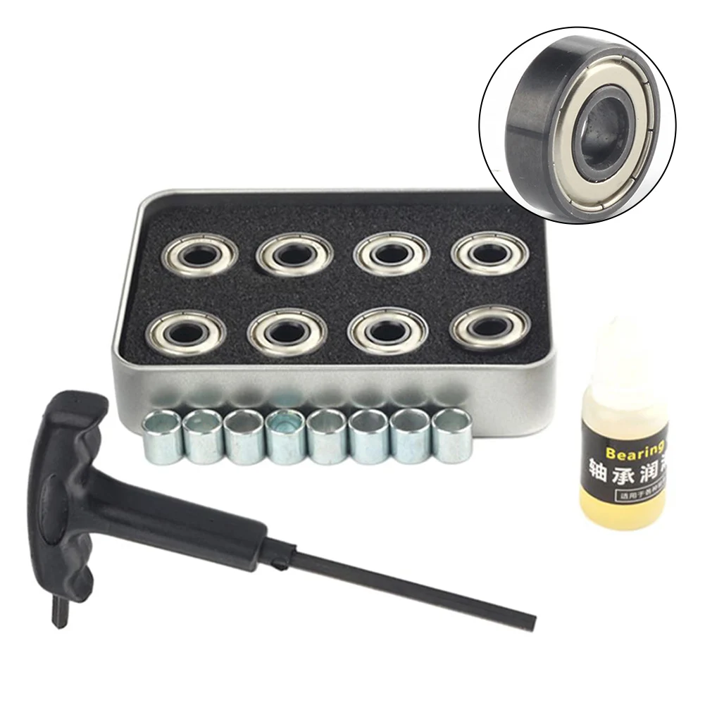 16pcs High Speed Silent Bearing 608z For Roller Skates Skateboard Longboard High Speed Silent Speed Bearings
16pcs High Speed Silent Bearing 608z For Roller Skates Skateboard Longboard High Speed Silent Speed Bearings