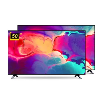 OEM 스마트 TV UHD 4K LED TV, 평면 스크린 TV, 50 인치 안드로이드, 가정 및 호텔용, 공장 가격