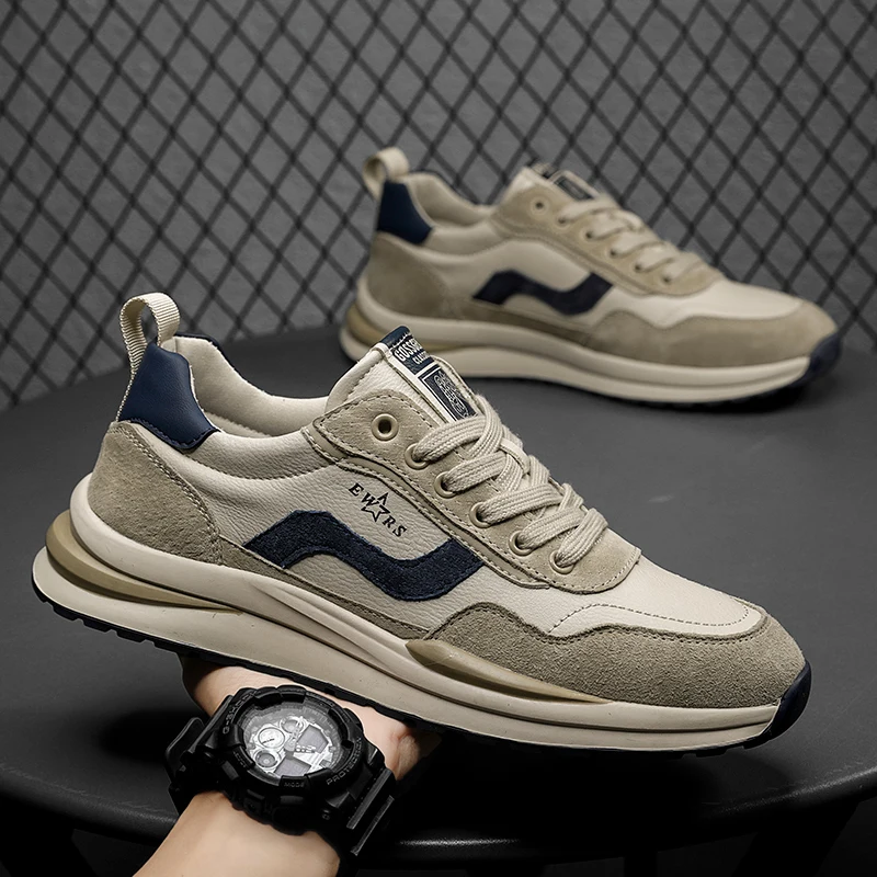 Men's Sneakers 2023 Spring New Breathable Men's Shoes Comfortable Casual Flat Shoes Non-slip Wear-resistant Running Shoes
Men's Sneakers 2023 Spring New Breathable Men's Shoes Comfortable Casual Flat Shoes Non-slip Wear-resistant Running Shoes