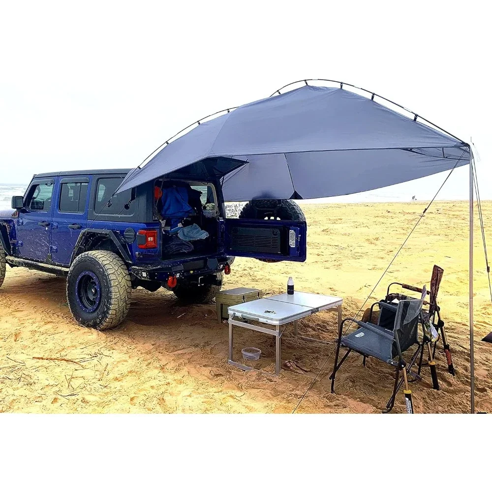 Awning, Versatility Camping Tent and Overlanding Portable Teardrop Awning Canopy Tear Resistant Tarp with 2 Sandbag, Awning
Awning, Versatility Camping Tent and Overlanding Portable Teardrop Awning Canopy Tear Resistant Tarp with 2 Sandbag, Awning