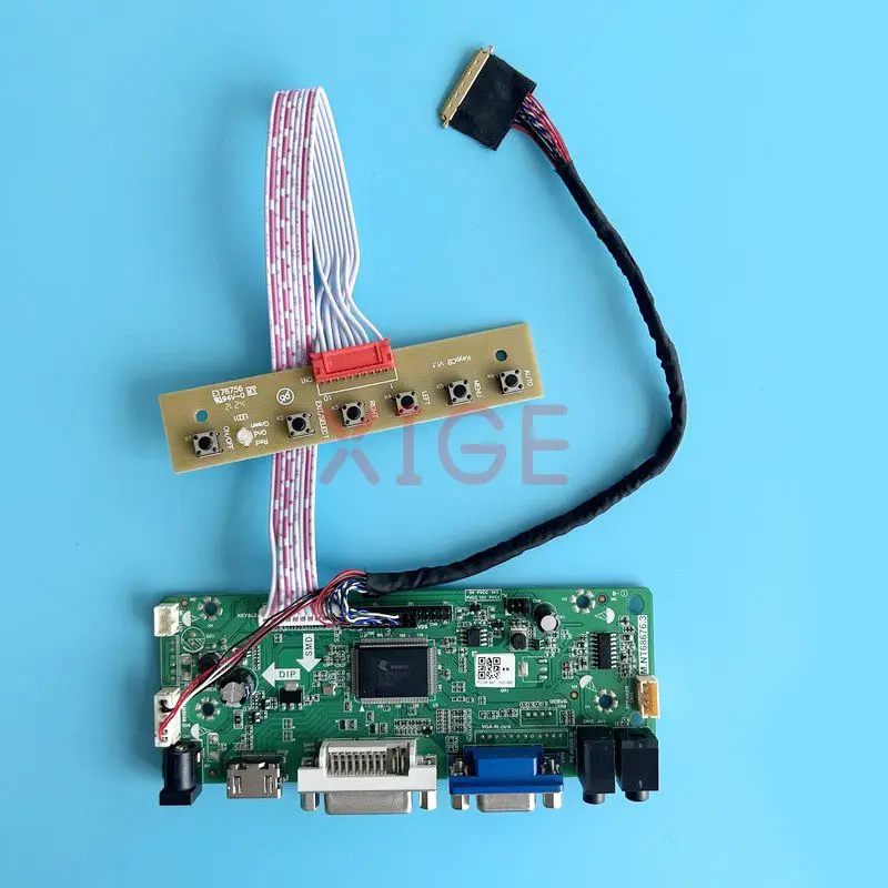 Плата контроллера для N156B6 N156BGE MNT68676, ЖК-контроллер, совместимый с HDMI дисплей для ноутбука, LVDS 40 Pin 1366*768, комплект «сделай сам», VGA, DVI, аудио 15,6"
Плата контроллера для N156B6 N156BGE MNT68676, ЖК-контроллер, совместимый с HDMI дисплей для ноутбука, LVDS 40 Pin 1366*768, комплект «сделай сам», VGA, DVI, аудио 15,6"