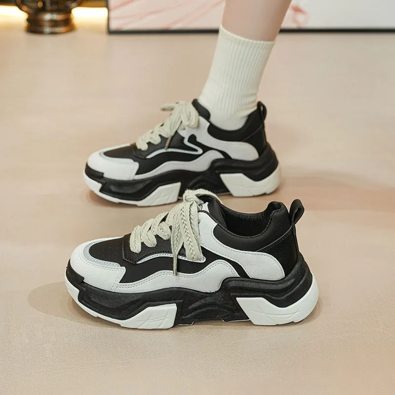 Fashion Woman Vulcanize Platform Casual Sneakers Women Flats Mesh Breathable Running Walking Shoes Chunky Summer Sports Shoe
Fashion Woman Vulcanize Platform Casual Sneakers Women Flats Mesh Breathable Running Walking Shoes Chunky Summer Sports Shoe