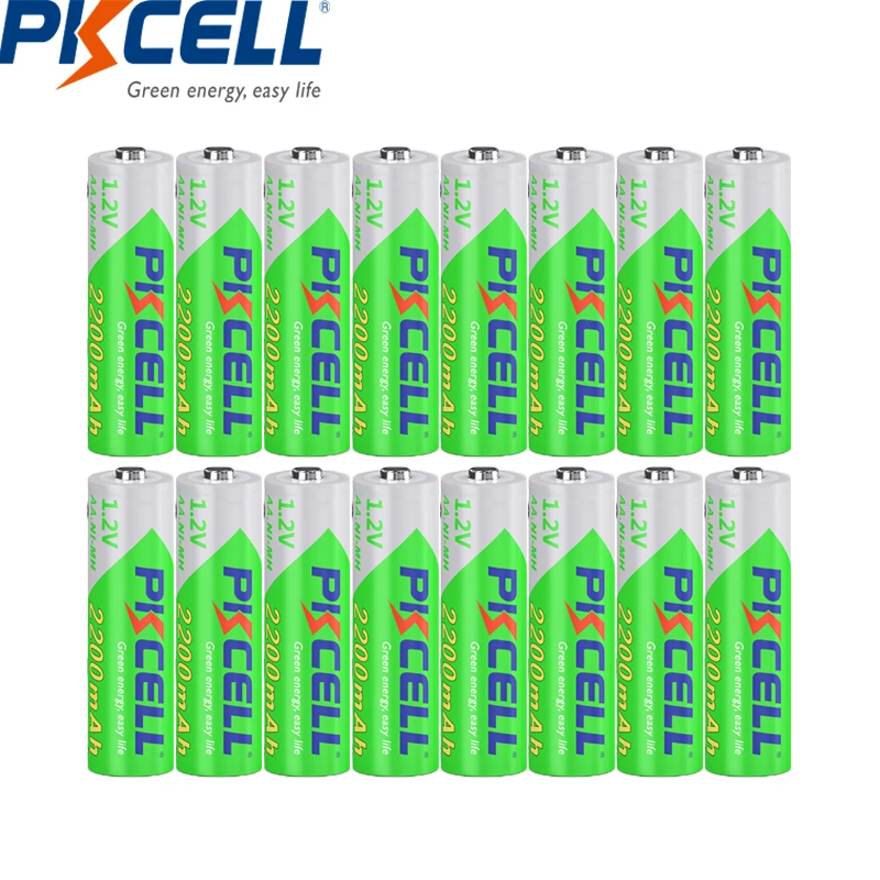 16PC AA 2200mAh Rechargeable BatteryNIMH 2A AA Pre-charged LSD Batteries 1.2V low self discharge for flashlight,toys, LED light
16PC AA 2200mAh Rechargeable BatteryNIMH 2A AA Pre-charged LSD Batteries 1.2V low self discharge for flashlight,toys, LED light