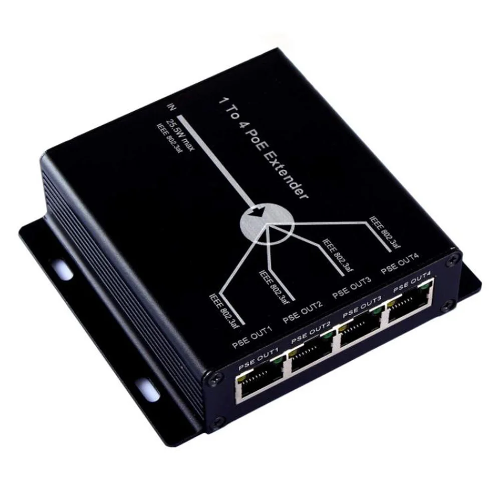 4 порта IEEE802.3Af PoE удлинитель для IP-камеры расширитель 120 м расстояние передачи с 10/100 Мбит/с LAN портами 4 POE удлинитель
4 порта IEEE802.3Af PoE удлинитель для IP-камеры расширитель 120 м расстояние передачи с 10/100 Мбит/с LAN портами 4 POE удлинитель
