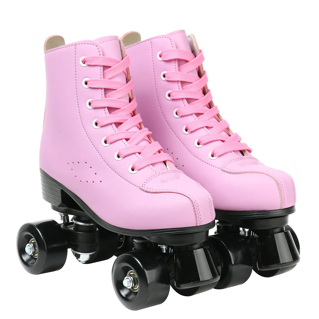 Women Men PU Leather Roller Skates Skating Shoes Sliding Inline Quad Sneakers Outdoor Beginner 2 Row Adult 4-wheel Roller Pulley 
Women Men PU Leather Roller Skates Skating Shoes Sliding Inline Quad Sneakers Outdoor Beginner 2 Row Adult 4-wheel Roller Pulley