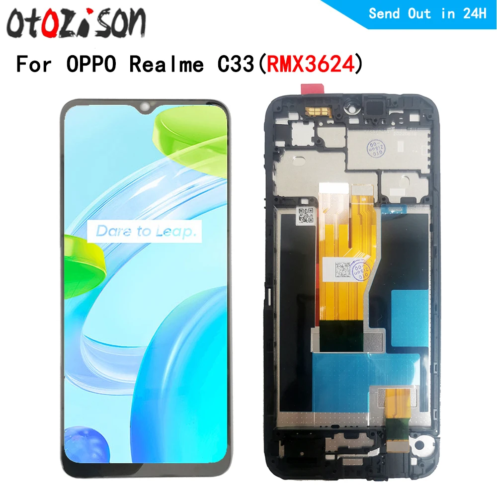 IPS-экран 6,5 дюйма для Oppo Realme C33 2022 RMX3624, ЖК-дисплей, экран, сенсорная панель, дигитайзер с рамкой в сборе
IPS-экран 6,5 дюйма для Oppo Realme C33 2022 RMX3624, ЖК-дисплей, экран, сенсорная панель, дигитайзер с рамкой в сборе