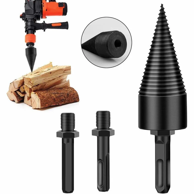 Wood Drill Bit Firewood Splitter Drill Bit Round/Hex/Square Shank Wood Cone Reamer Punch Driver Step Drill Bit Woodworking Tool
Wood Drill Bit Firewood Splitter Drill Bit Round/Hex/Square Shank Wood Cone Reamer Punch Driver Step Drill Bit Woodworking Tool