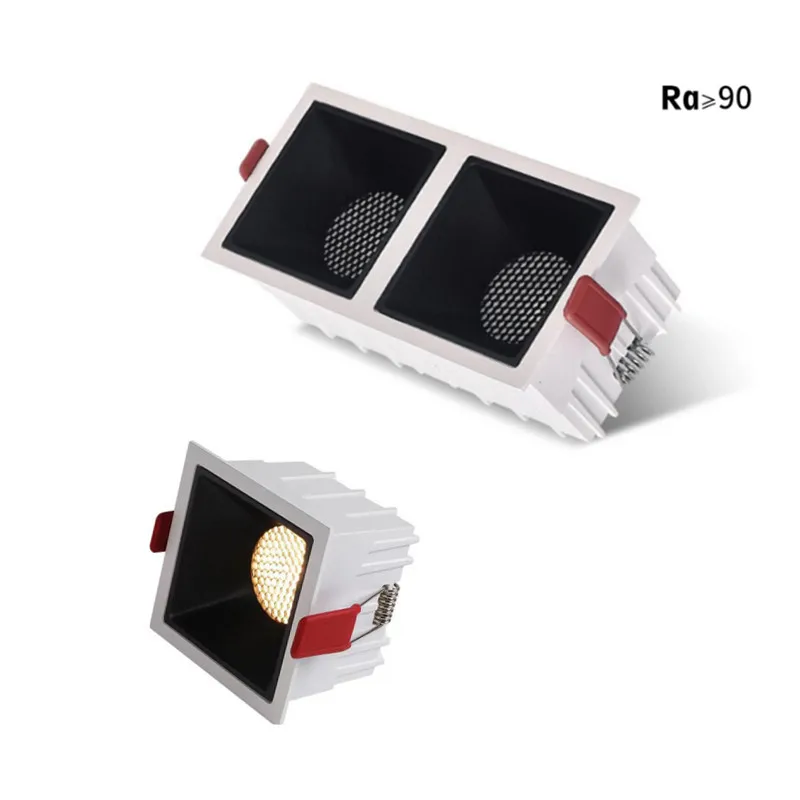 Flushbonading square honeycomb anti-glare LED downlight 7W 12W 14W 24W AC85-265V COB ceiling Kitchen living room interior
Flushbonading square honeycomb anti-glare LED downlight 7W 12W 14W 24W AC85-265V COB ceiling Kitchen living room interior