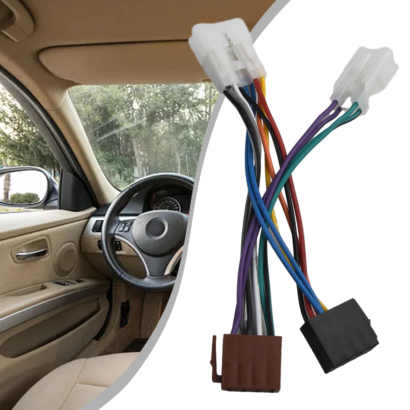 Durable Car ISO Radio Stereo Wiring Harness Cable Adapter Connector Plug for Toyota Easy to Use Anti Corrosion
Durable Car ISO Radio Stereo Wiring Harness Cable Adapter Connector Plug for Toyota Easy to Use Anti Corrosion