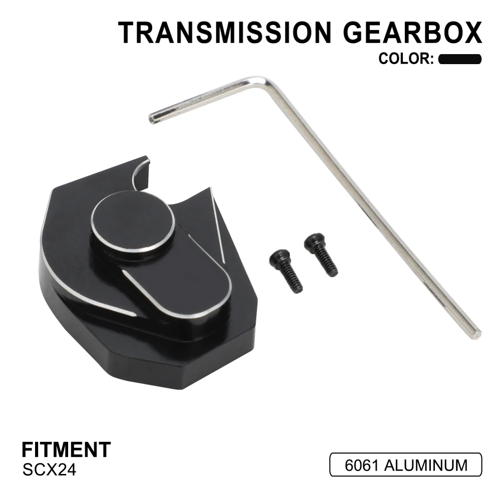 Transmission Gearbox for SCX24 1/24 RC Car Gearbox Cover 6061 CNC Aluminum Guard Replacement Accessories Upgrade Parts
Transmission Gearbox for SCX24 1/24 RC Car Gearbox Cover 6061 CNC Aluminum Guard Replacement Accessories Upgrade Parts