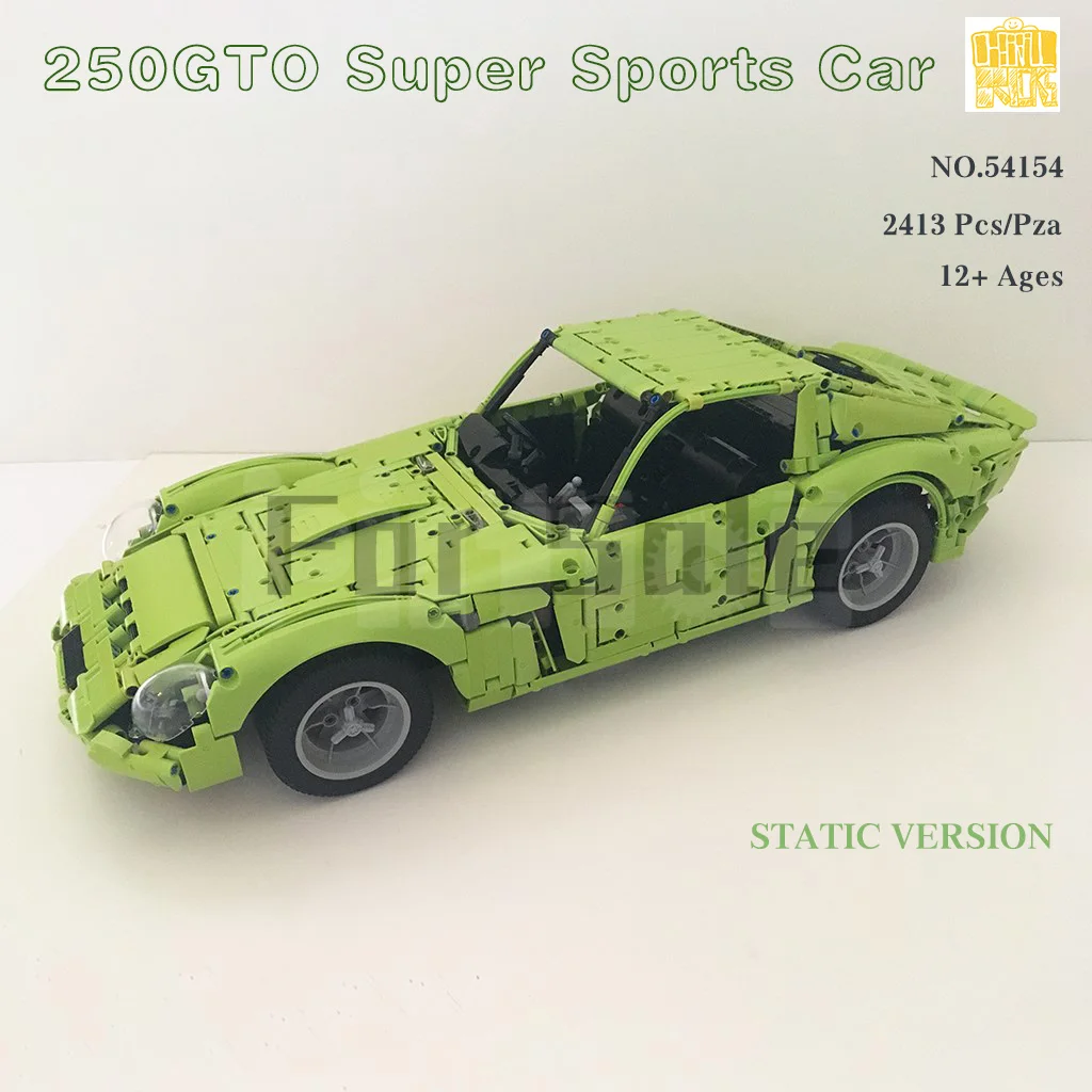 

Moc 54154 250GTO Super Sports Car Model With PDF Drawings LEGOin Building Blocks Bricks DIY Toys Birthday Christmas Gifts