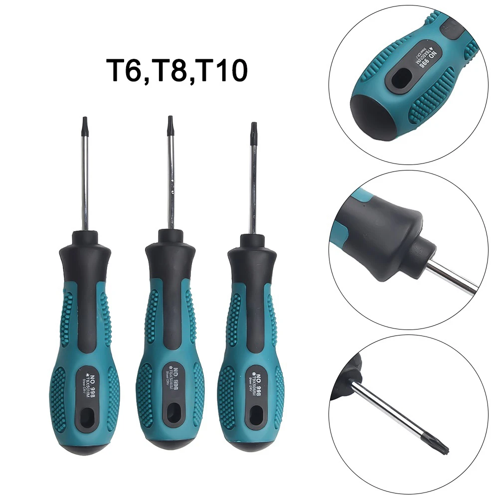 3pcs Precision Torx Screwdriver Set T6 T8 T10 Magnetic Anti-Slip Screwdriver Bit For Motorcycles Bicycles Hand Repair Tools
3pcs Precision Torx Screwdriver Set T6 T8 T10 Magnetic Anti-Slip Screwdriver Bit For Motorcycles Bicycles Hand Repair Tools
