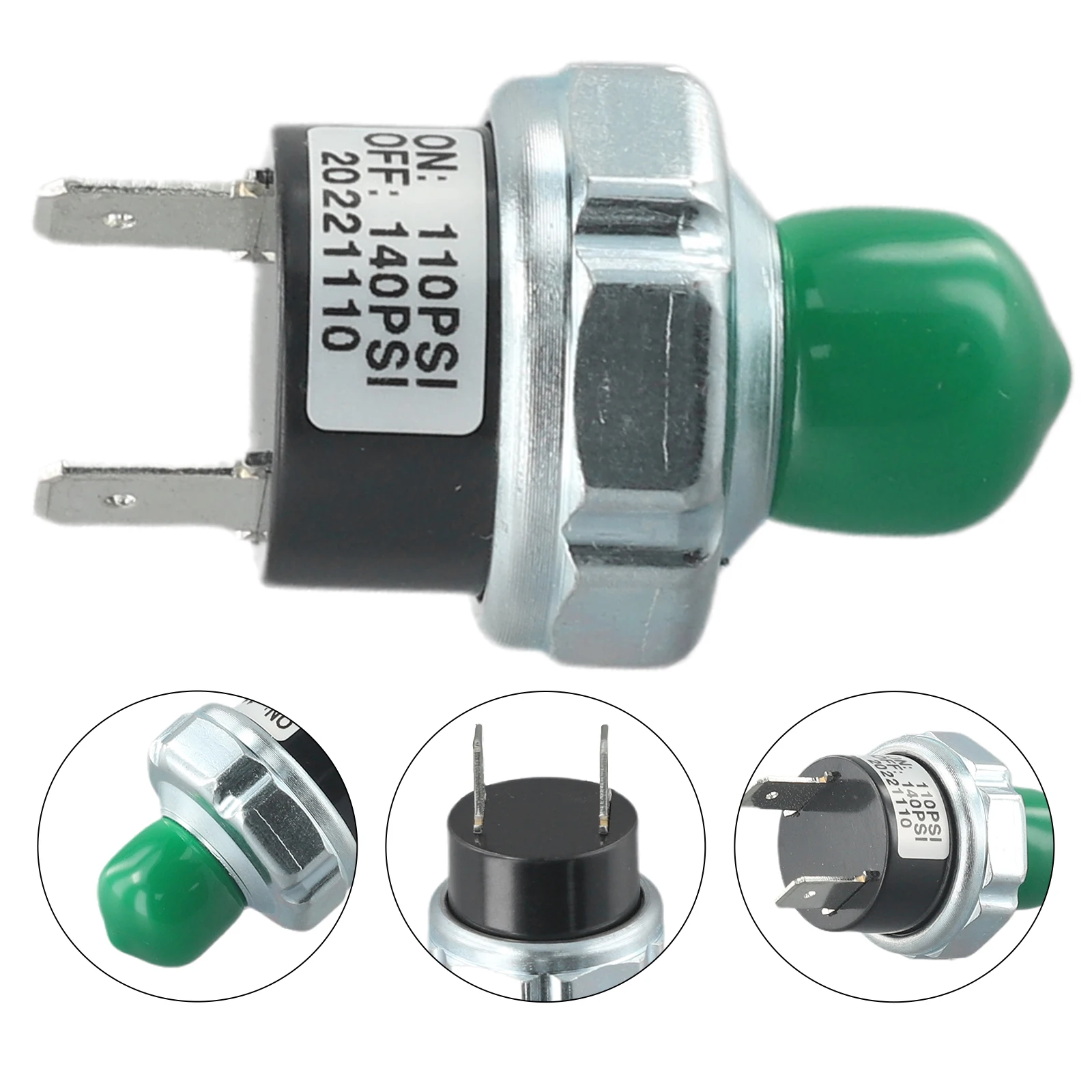 Air Rider Pressure Switch For Train Horn For Air Horn Pressure Switch For Air Compressor 1/4'Inch NPT 20 Amps
Air Rider Pressure Switch For Train Horn For Air Horn Pressure Switch For Air Compressor 1/4'Inch NPT 20 Amps