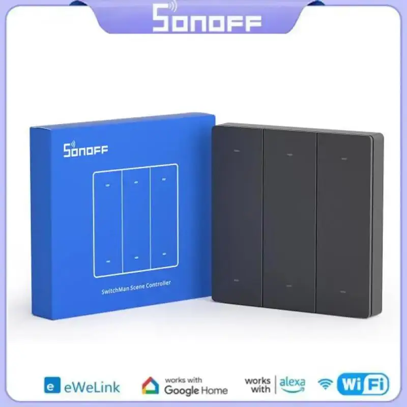 6-кнопочный контроллер SONOFF SwitchMan R5 для умного дома, приложение eWeLink, Alexa, Goolge Home Голосовое управление для M5 / MINIR3
6-кнопочный контроллер SONOFF SwitchMan R5 для умного дома, приложение eWeLink, Alexa, Goolge Home Голосовое управление для M5 / MINIR3