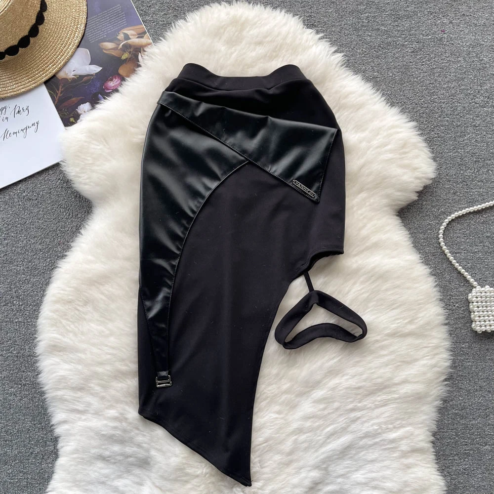 Women Sexy Asymmetrical Patchwork Elastic Waist High Waist Korean Fashion Vintage Summer Clothing Short Dress
Women Sexy Asymmetrical Patchwork Elastic Waist High Waist Korean Fashion Vintage Summer Clothing Short Dress