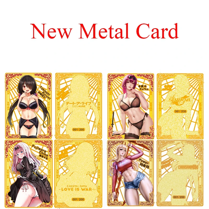New Goddess Story Bleach Sp Cp Lsp Metal Card Holder Kafka Power Tokisaki Kurumi Anime Rare Collection Card Child Kids Toy Gift
New Goddess Story Bleach Sp Cp Lsp Metal Card Holder Kafka Power Tokisaki Kurumi Anime Rare Collection Card Child Kids Toy Gift