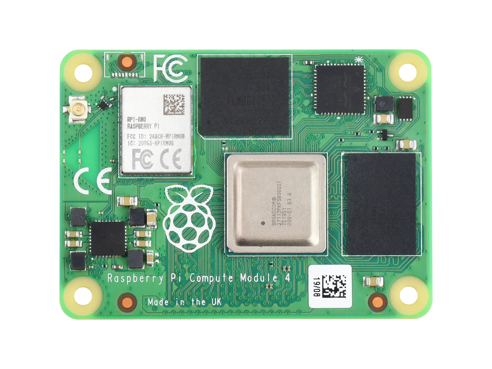 

Raspberry Pi Compute Module 4 CM4 without WIFI/Bluetooth 1GB/2GB/4GB RAM Lite/8GB/16GB/32GB for Options