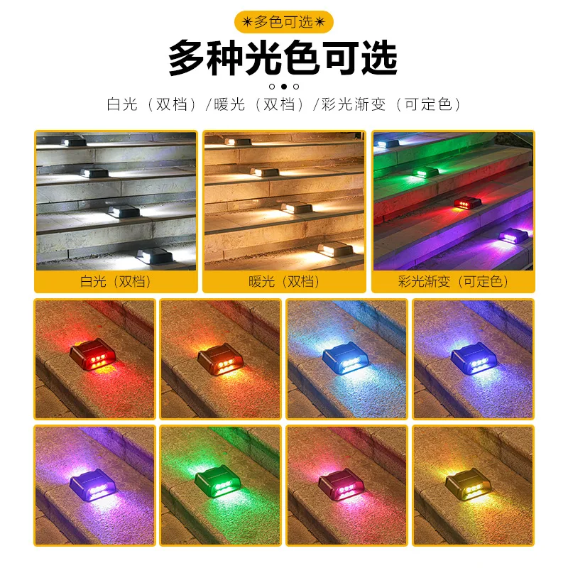 

LED engineering high brightness wall washer outdoor waterproof plank road square park aisle solar trail light wall lamp