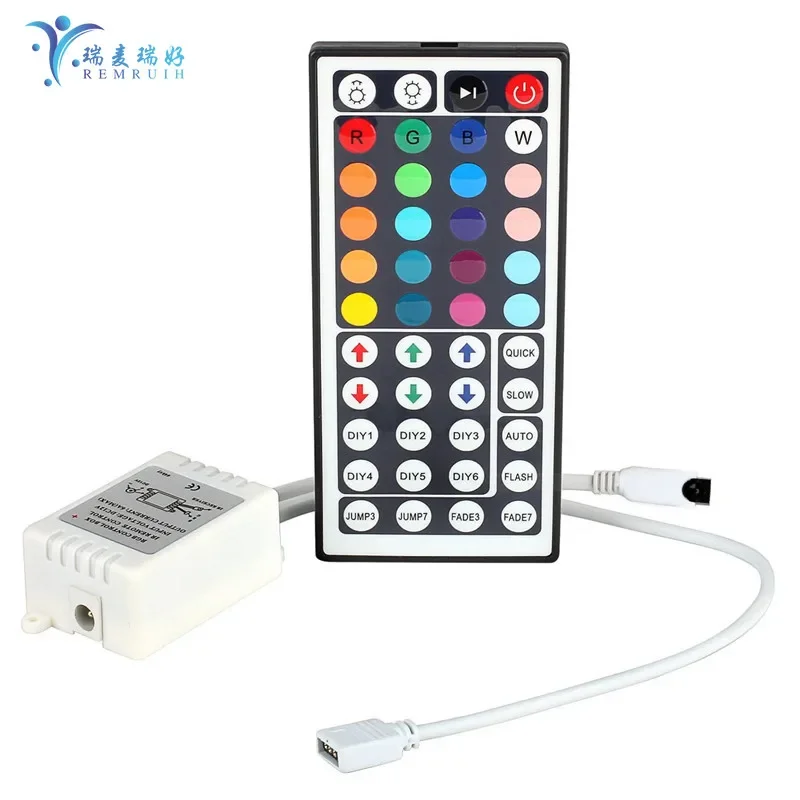 100PCS Led Controller 44 Keys LED IR RGB Controler LED Lights Controller IR Remote Dimmer DC12V 6A For RGB 3528 5050 LED Strip
100PCS Led Controller 44 Keys LED IR RGB Controler LED Lights Controller IR Remote Dimmer DC12V 6A For RGB 3528 5050 LED Strip