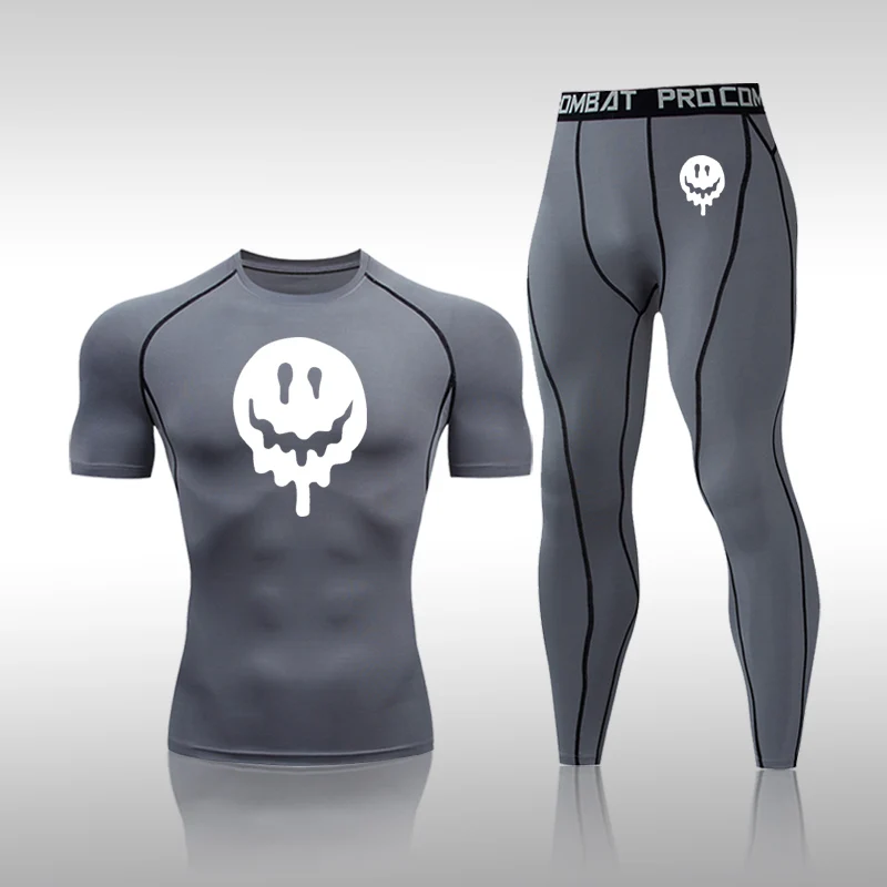 Men Running 2pcs Suit For Soccer Gym Fitness Men T-shirts+Shorts Sets Men's Set Sportswear Kit Short Sleeve Sports Sport Shirt
Men Running 2pcs Suit For Soccer Gym Fitness Men T-shirts+Shorts Sets Men's Set Sportswear Kit Short Sleeve Sports Sport Shirt