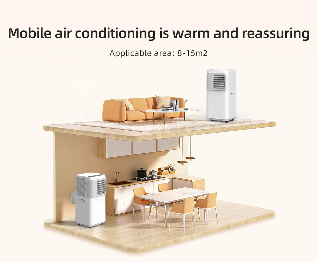 8000 BTU Portable Cooling Heating Mobile AC Hotel Room Air Conditioner for Household 8000 BTU Portable Cooling Heating Mobile AC Hotel Room Air Conditioner for Household