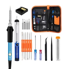 New Adjustable Temperature Electric Soldering Iron 220V 60W Welding Solder Rework Station Heat Pencil Tips Repair Tool
New Adjustable Temperature Electric Soldering Iron 220V 60W Welding Solder Rework Station Heat Pencil Tips Repair Tool