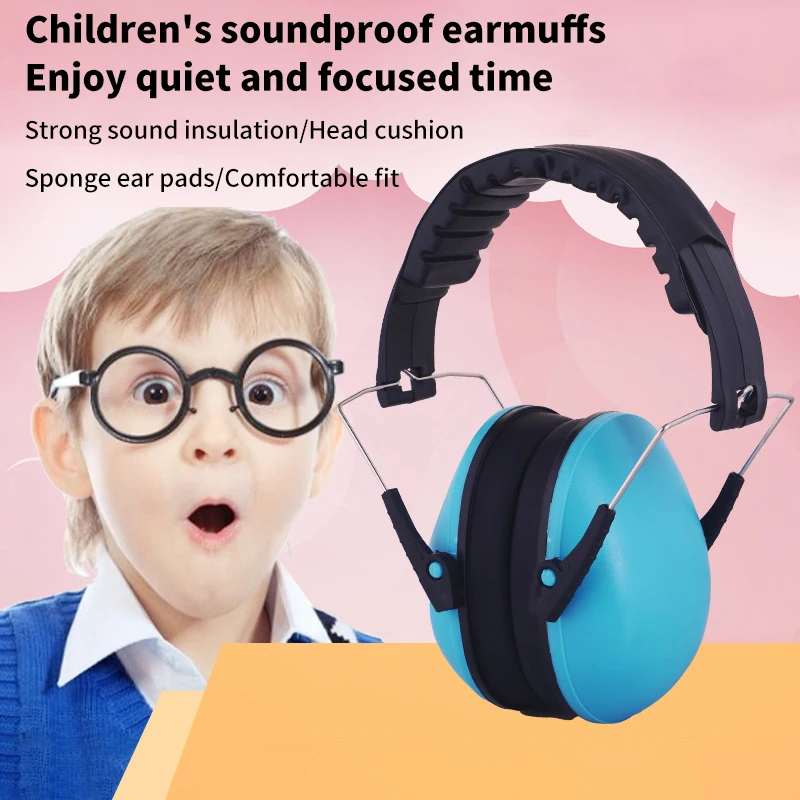 

Children Kids Ear Protector Earmuffs Kids 26dB Hearing Protection Soundproof Headphone Safety Reduction Ear Muff Noise Cancellin