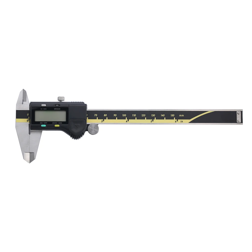 

LCD Display Digital Vernier Caliper Ruler Gauge Precise Measuring Tool Stainless Steel 150mm 0 01mm
