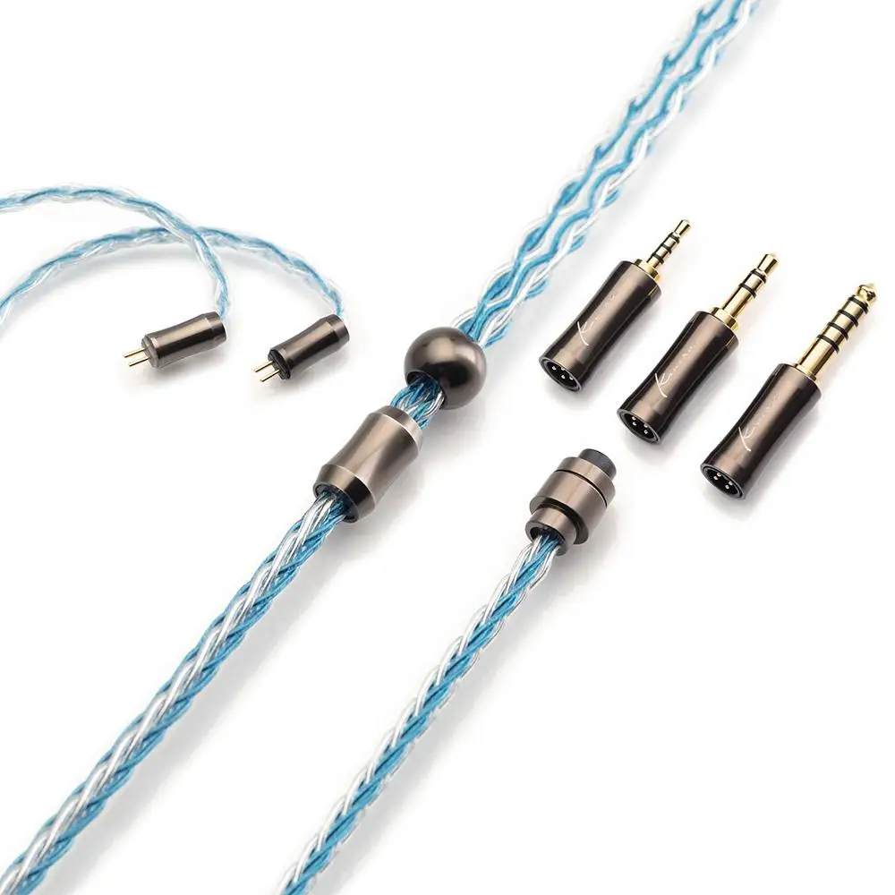 Kinera Ace Modular Upgrade Earphone Cable 0.78 2pin / MMCX OFC+OFC 8 Wires Oxygen-free Copper-plated Silver Wire 2.5/3.5/4.4mm
Kinera Ace Modular Upgrade Earphone Cable 0.78 2pin / MMCX OFC+OFC 8 Wires Oxygen-free Copper-plated Silver Wire 2.5/3.5/4.4mm