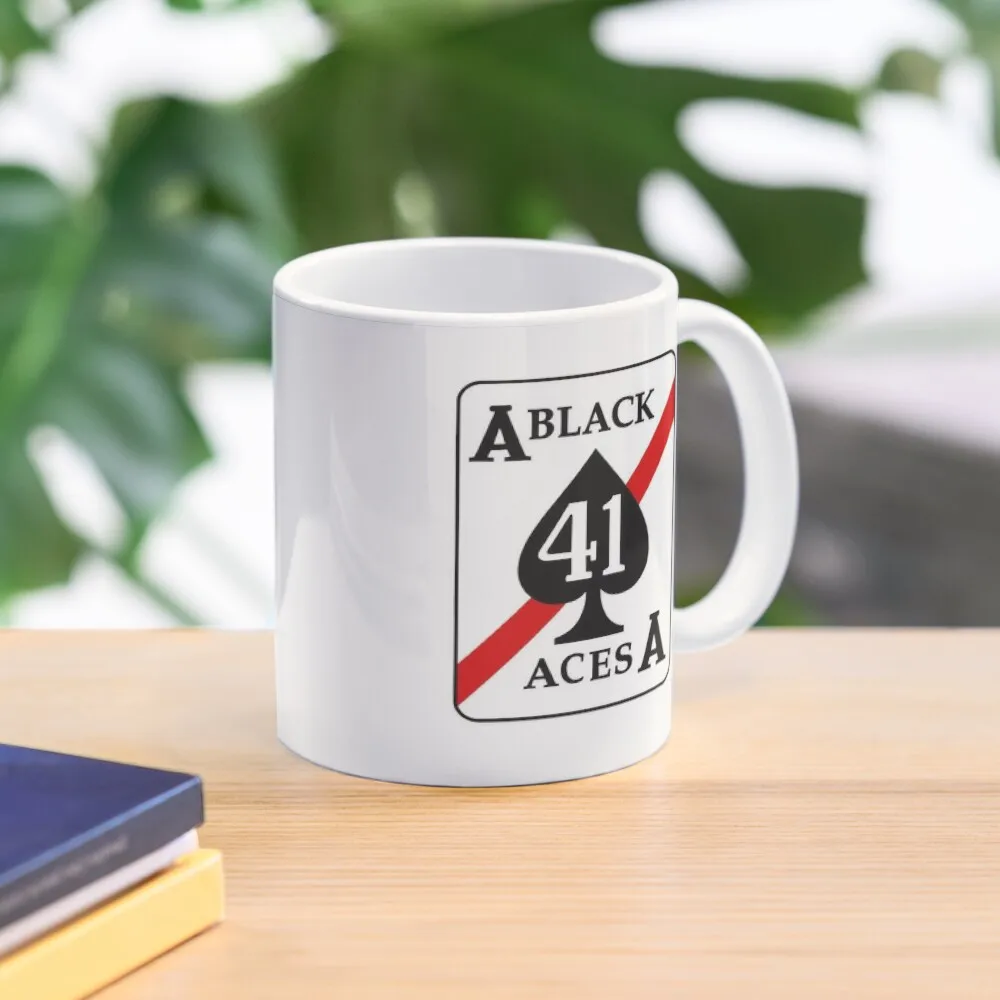 

VFA-41 / VF-41 Black Aces, патч, кофейная кружка, эстетические чашки, керамические чашки, кружка