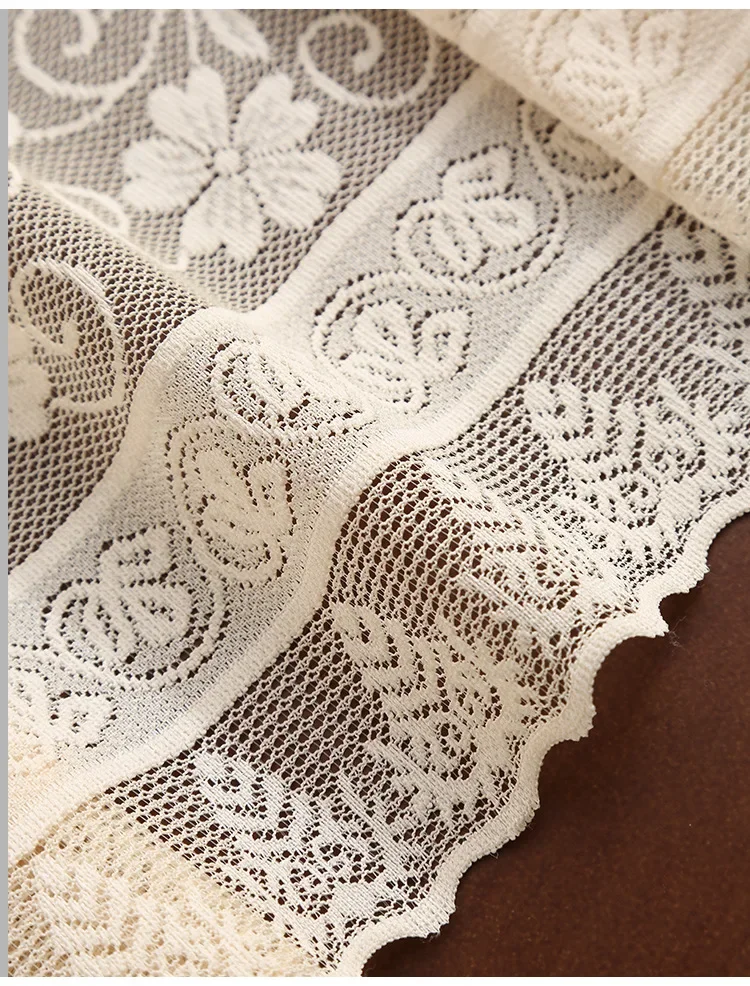 Autumn Lace Table Runner - Boho Macrame with Dancing Tassels 5 S01907fcdc3314766a6906a1dd3f567cbm