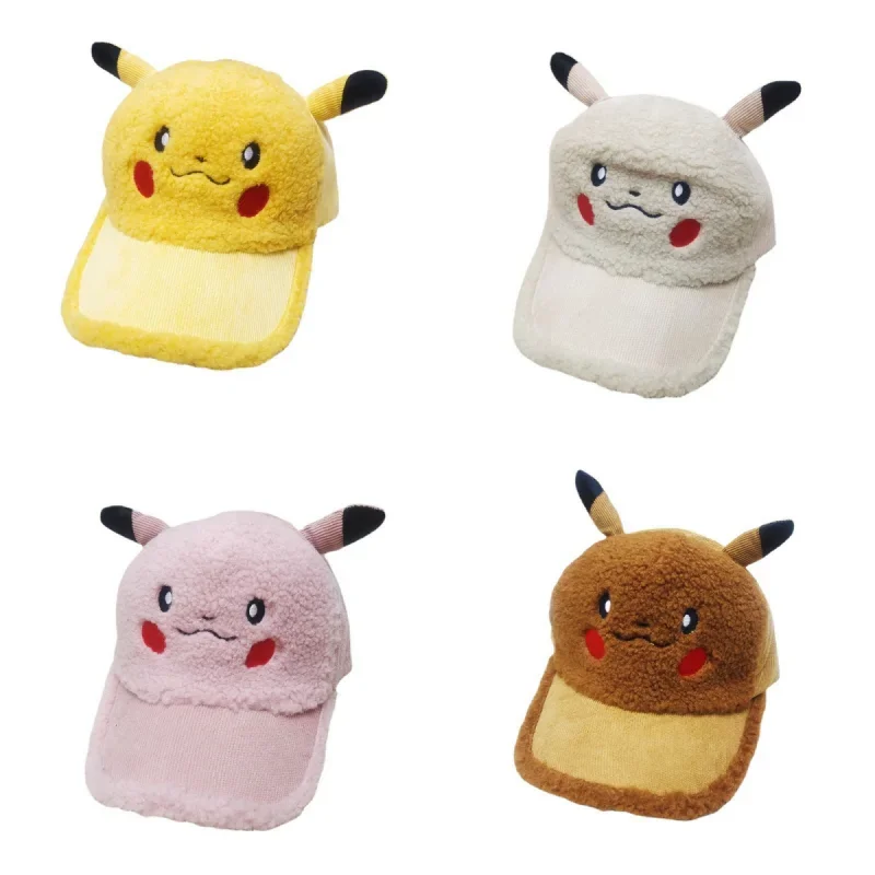 

Pokemon Child Autumn and Winter Thickened Warm Hats Squirtle Charmander Bulbasaur Gengar Cute Cap Holiday Gift Decoration