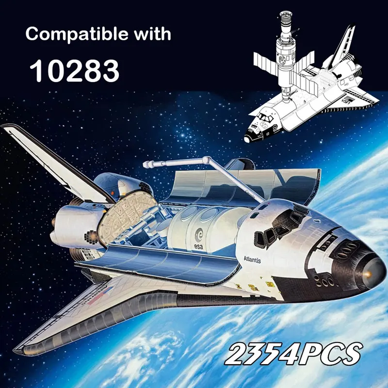 2354P Space Shuttle Discovery Compatible 10283 Building Blocks Spacecraft Bricks Creative Construct Toys For Children Kids Gifts
2354P Space Shuttle Discovery Compatible 10283 Building Blocks Spacecraft Bricks Creative Construct Toys For Children Kids Gifts