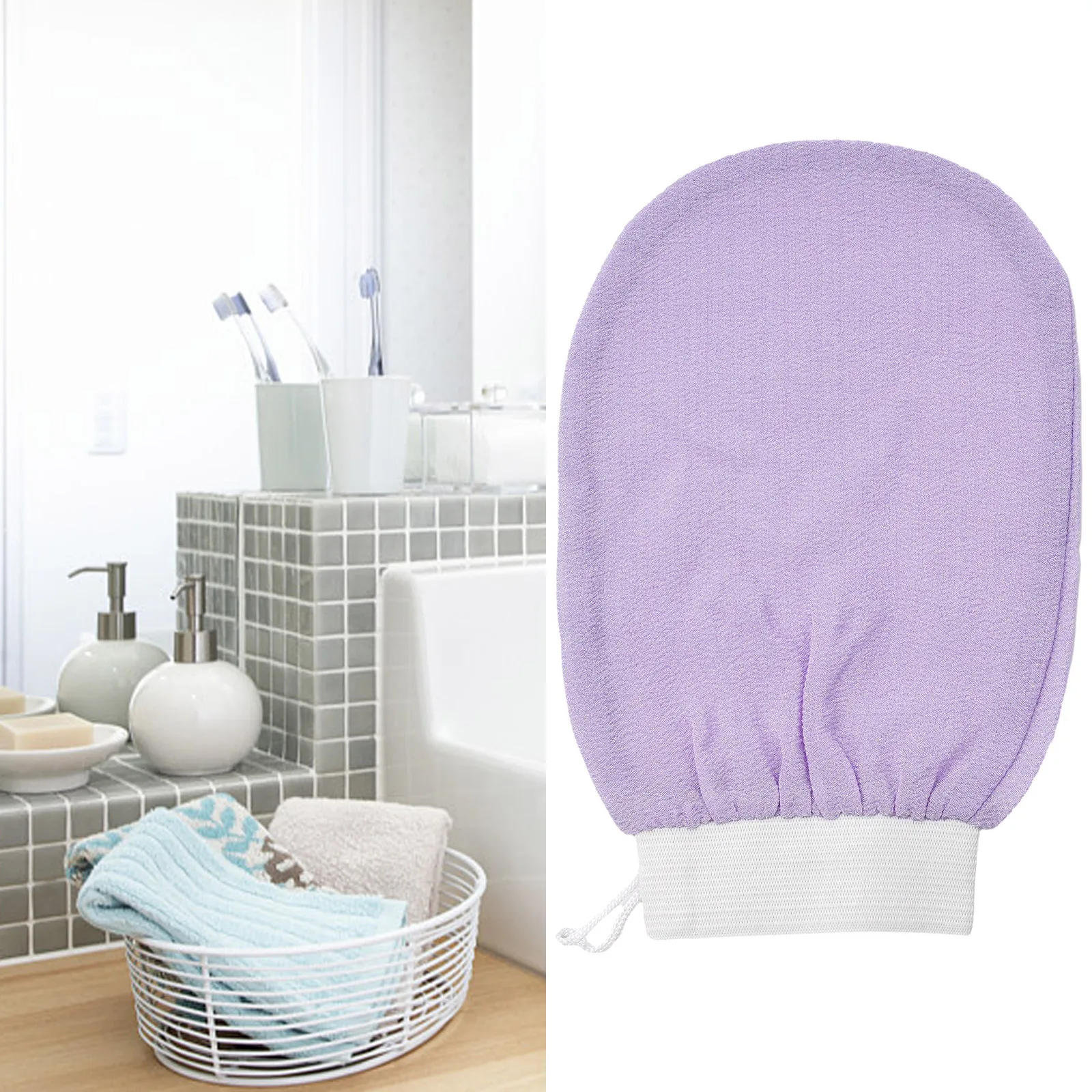 Exfoliating Gloves Mild Exfoliation Bathroom Massage Frosted Gloves Skin Cleaning Remove Impurities Home Hammam 15x21cm
Exfoliating Gloves Mild Exfoliation Bathroom Massage Frosted Gloves Skin Cleaning Remove Impurities Home Hammam 15x21cm