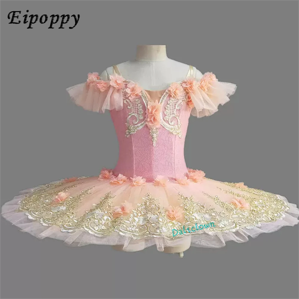 

Professional Ballet Tutu Dress Adult Kids Womens Platter Pancake Swan Lake Ballerina Stage Dance Costume