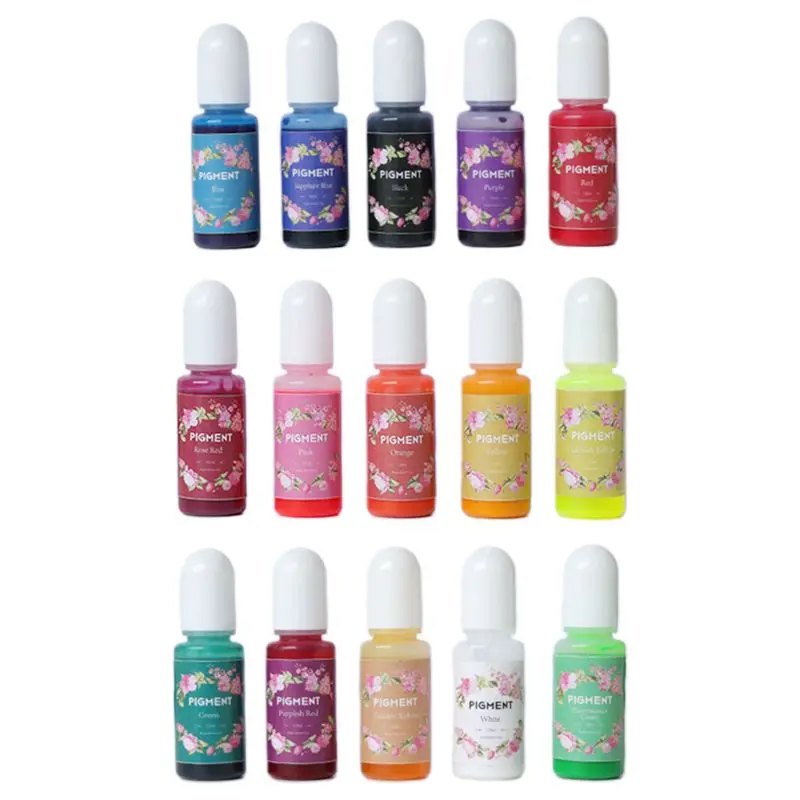 10x Epoxy Resin Pigment Non-Toxic UV Epoxy Resin Dye Liquid for UV Resin Coloring Resin Jewelry Making Art Paint Crafts
10x Epoxy Resin Pigment Non-Toxic UV Epoxy Resin Dye Liquid for UV Resin Coloring Resin Jewelry Making Art Paint Crafts