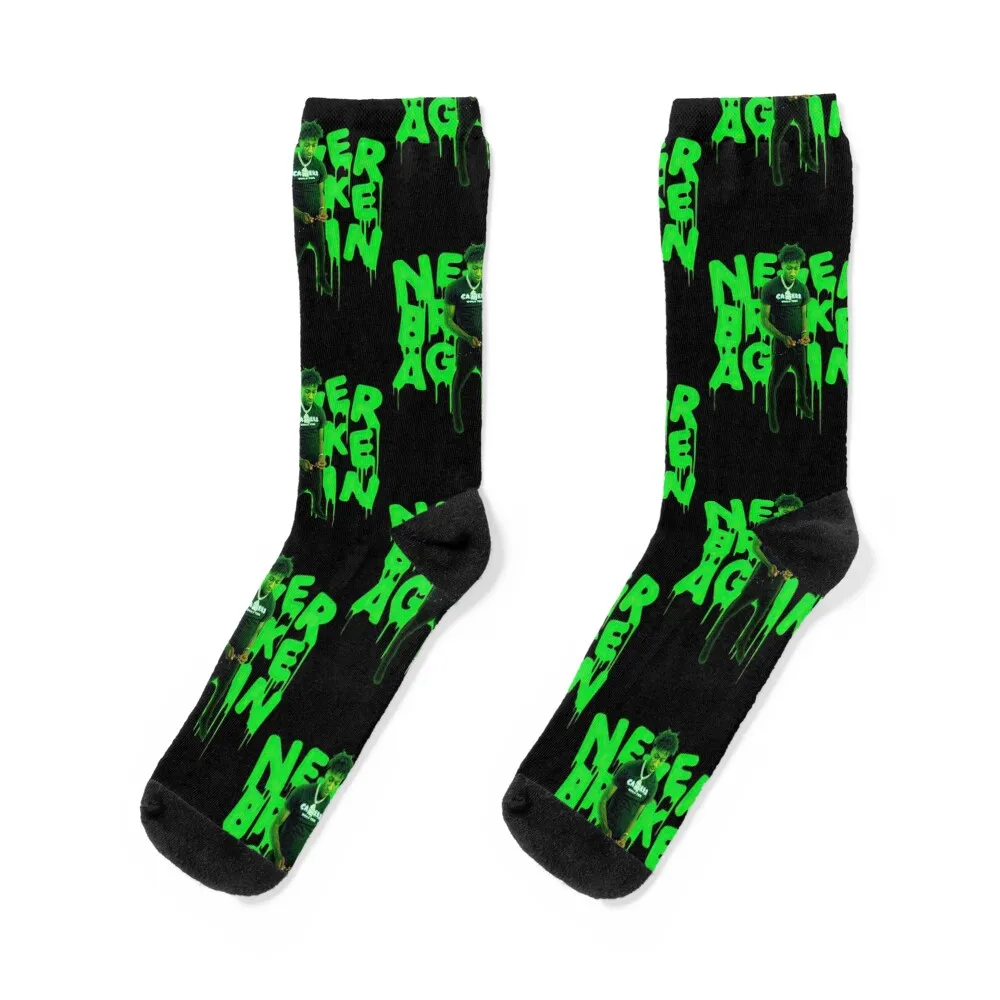 

Young Boy Never Broke Again Neon Socks cotton anime luxe Women's Socks Men's